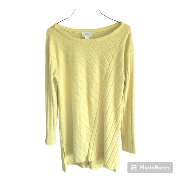 Anthropologie Maeve Devine Yellow Tunic Top - Picture 3 of 7